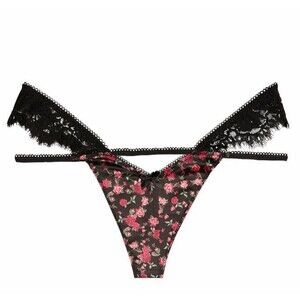 For Love & Lemons Floral Lace Thong – Size XS